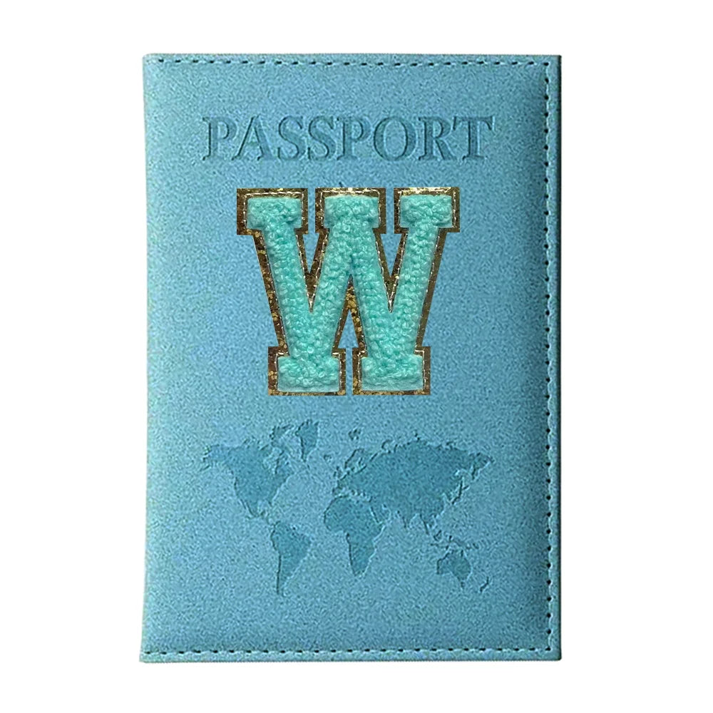 Passports Case Passport Covers Unisex Travelneedments Grren Letter Series Passport Holder Travel Passport Protective Cover