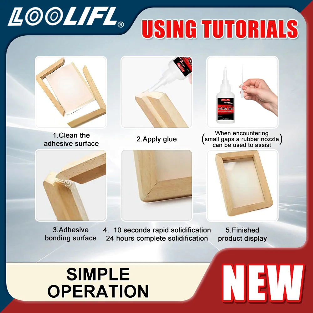 Welding High Strength Oily Glue Universal Super Glue Fast Dry Waterproof Strong Adhesive for Metal Plastic Wood Ceramic Glass