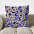 Green Paisley & Floral Double-sided Printed pillow cover Short plush Suitable living rooms bedrooms sofas throw cushion cover