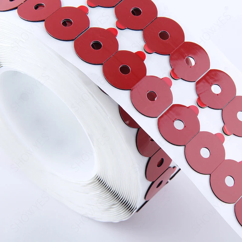High Quality Double-sided Sticker Pastilles For Lens Adhesives Tape Red Protecting Glasses Processing Blocking Pads Optical