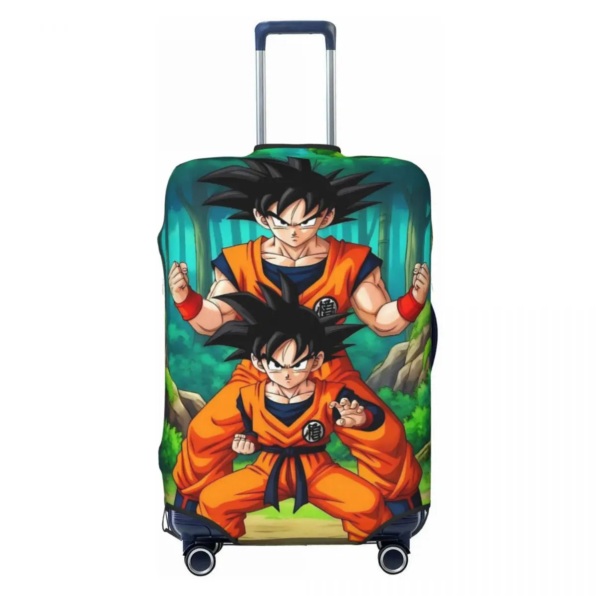 Kid Goku With Dragon Balls Dragon Ball Suitcase Cover Travel Flight Practical Luggage Accesories Protector