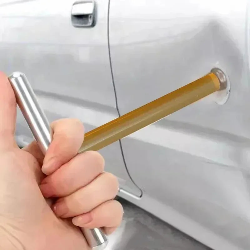 Car Hot Glue Stick Dent Repair Tool - Strong Adhesive Pull Tool Black Hot Glue Stick - Paintless Dent Removal Repair Strip Tools