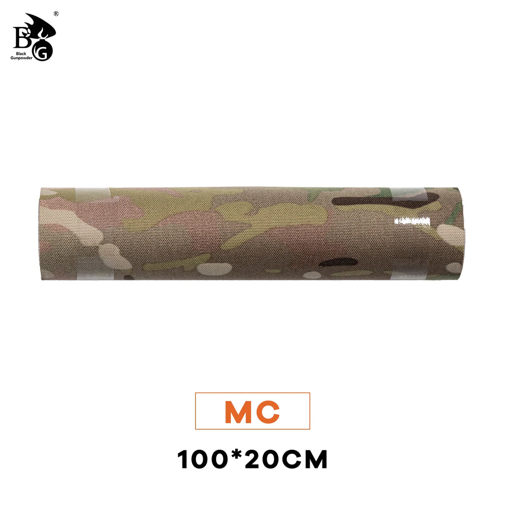 Self-Adhesive Camo Wrap – Reusable, No Residue for Airsoft Equipment, Optics, Knives, Tactical Gear – Anti-Slip & Scratch Protection – MultiCam Tropic(20 cm x 100 cm roll)