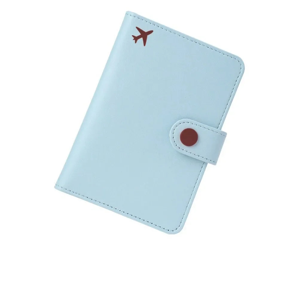 Wallet Passport Storage Bag Multi-layer Airplane Check-in Document Passport Storage Clip Anti-theft Korea Style Passport Holder