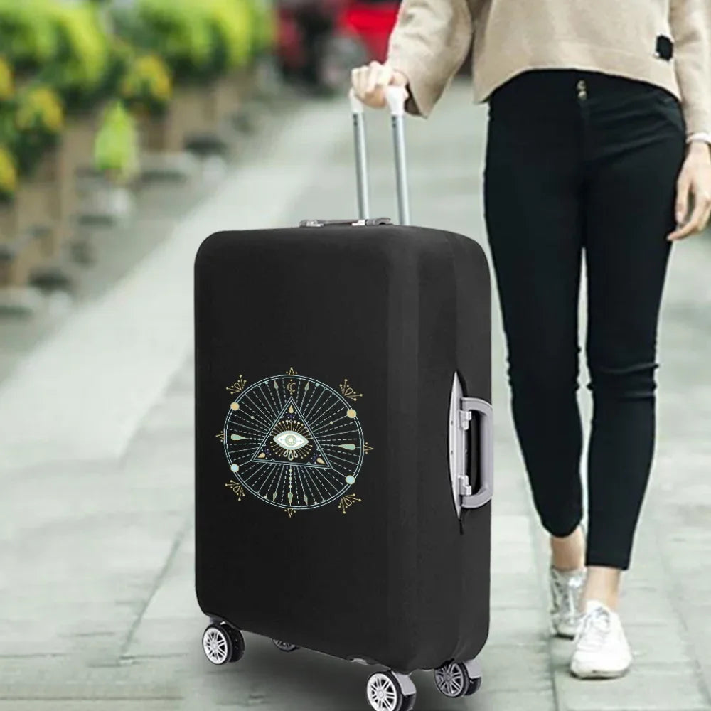 Fashion Travel Essentials Suitcase Cover Funny Print for 18-32 Inch Traveling Accessories Bag Trolley Luggage Protective Case