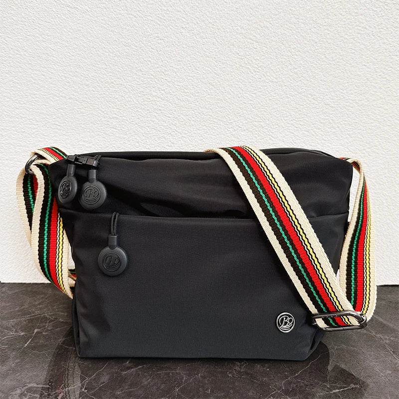 Chic Ultra-light Nylon Crossbody Bags for Women, Designer Bag-Lightweight, Zipper Closure, Adjustable Wide Strap, Cotton Lining