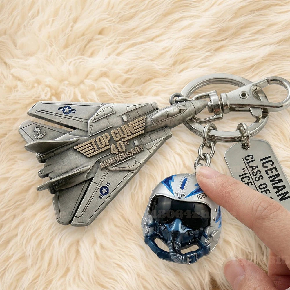 Top Gun 40th Anniversary Keychain & Duck ,Home Desktop Decorations Small Gift 2026 New 40th Anniversary Fan Exclusive Gift