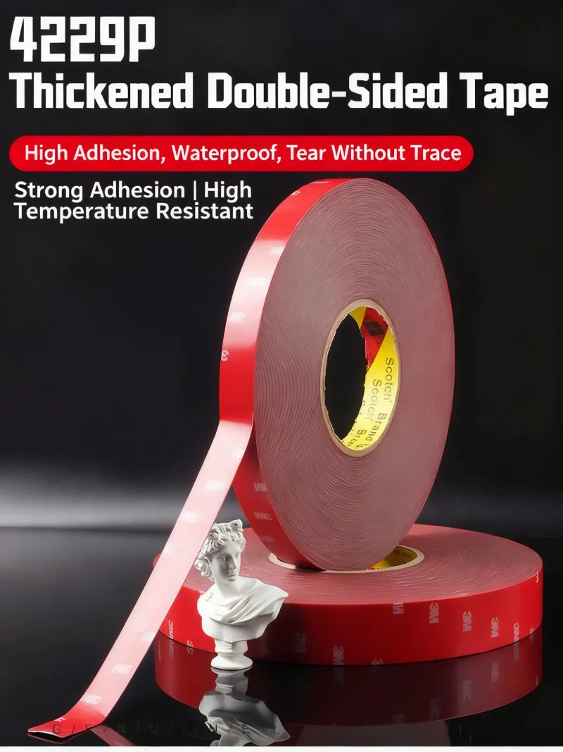 3M 4229P VHB Strong Double Sided Adhesive High Viscosity Waterproof Traceless Foam Tape For Car Home Use High Temperature