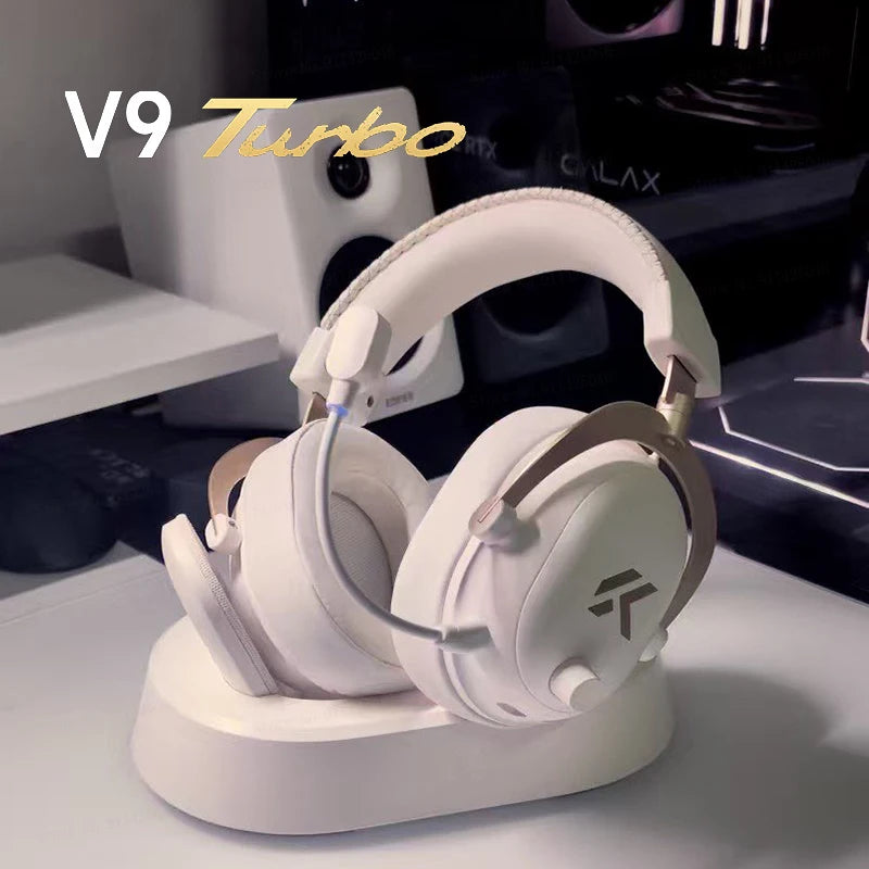 MCHOSE V9 Turbo Wireless Charging Gaming Headset Over-Ear Four-Mode with Microphone Professional Esports Headphones