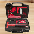 Aluminum Precision Woodworking Square Kit 6-10Pcs with Box,  Scribing Layout Ruler Quick Splicing DIY Woodworking Measuring Tool