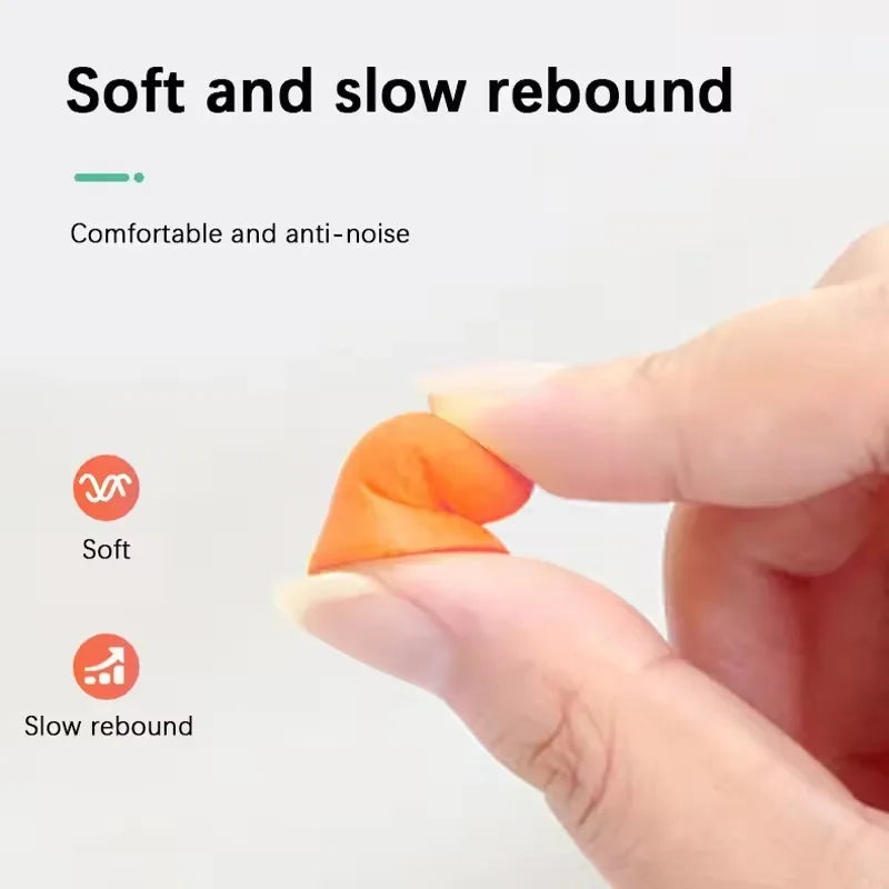 10/20/50Pairs Anti Noise Earplugs Sleep Work Learn Reduce Noise Soft Foam Convenient Durable Earplugs Packaged Separately