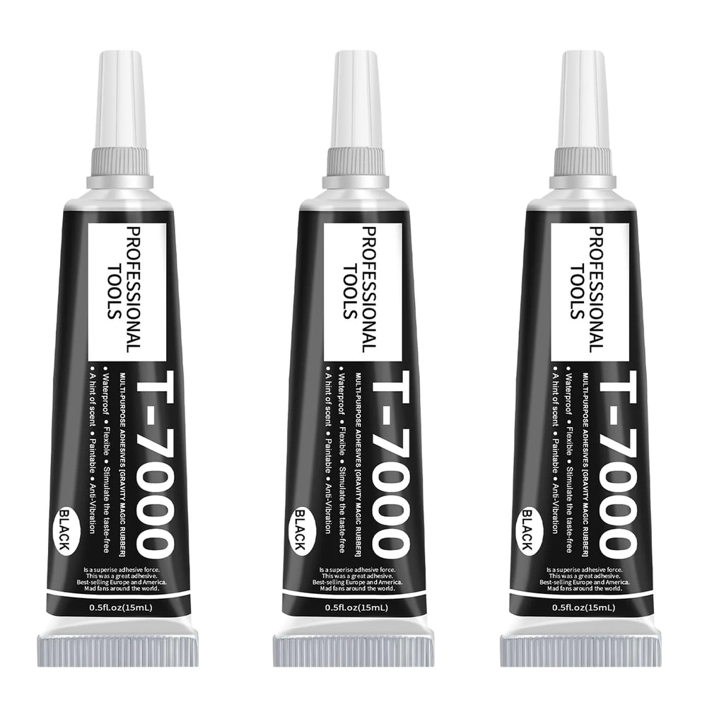 T7000 Black Glue Repair Mobile Screen Glue Waterproof Jewelry Craft Glue Liquid Super Strong Adhesives Multipurpose DIY Glue
