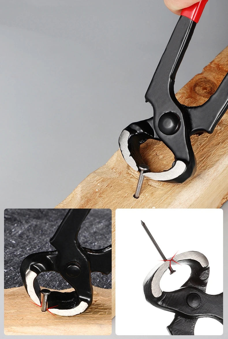 Multifunctional Puller Nail Extractor Pliers,Cutting Pliers,Woodworking Stapler Puller NailRemover Pincer Crimper Nail Puller