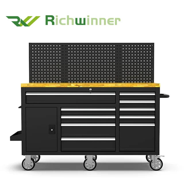 Heavy Duty Workshop Rolling Trolley with Wheels Metal Tool Cart Boxes Professional Mechanic Chest Steel Storage Cabinet Pro