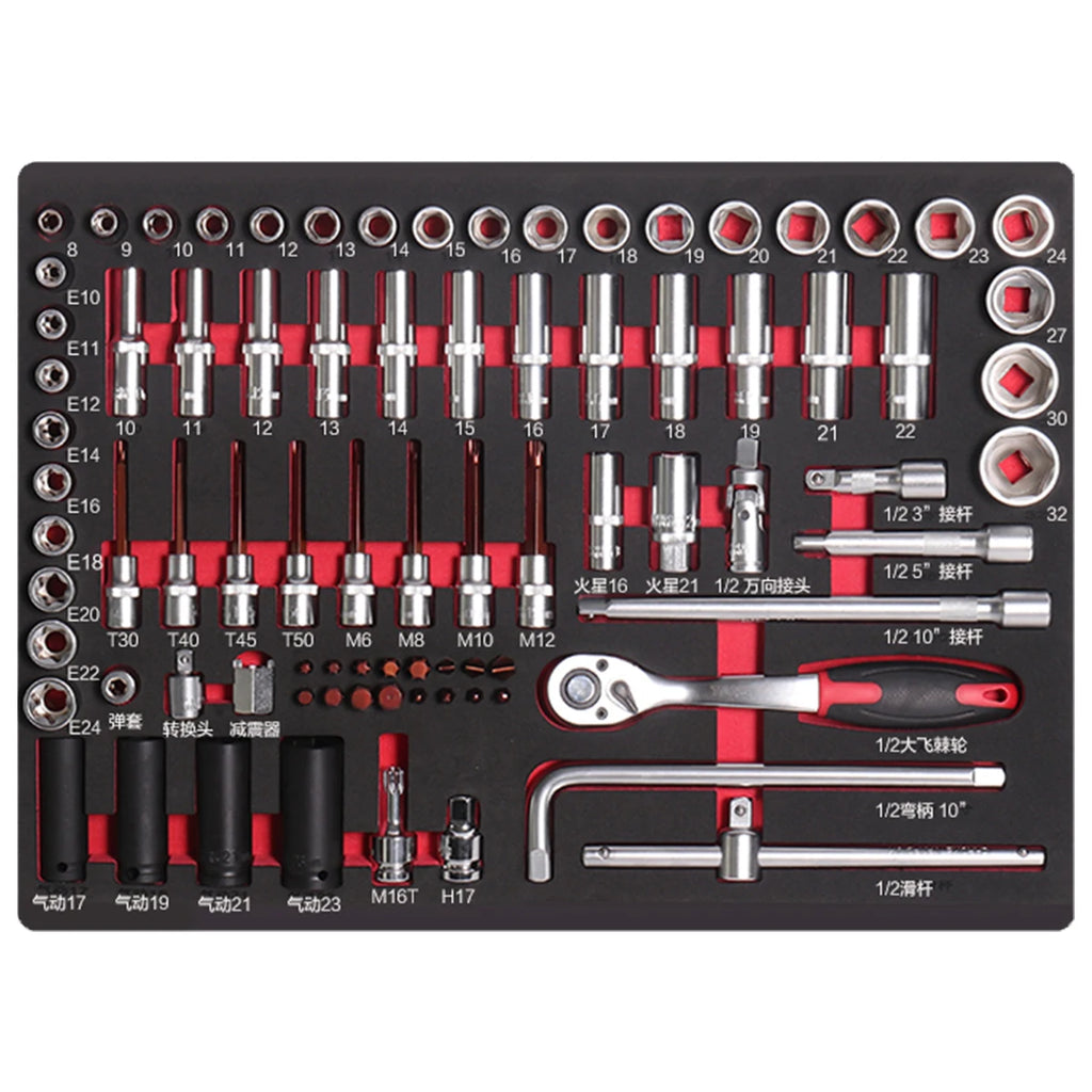 319-Piece  Hand Tool  for Auto Repair Customizable  Car Workshop Tools for Garage Storage