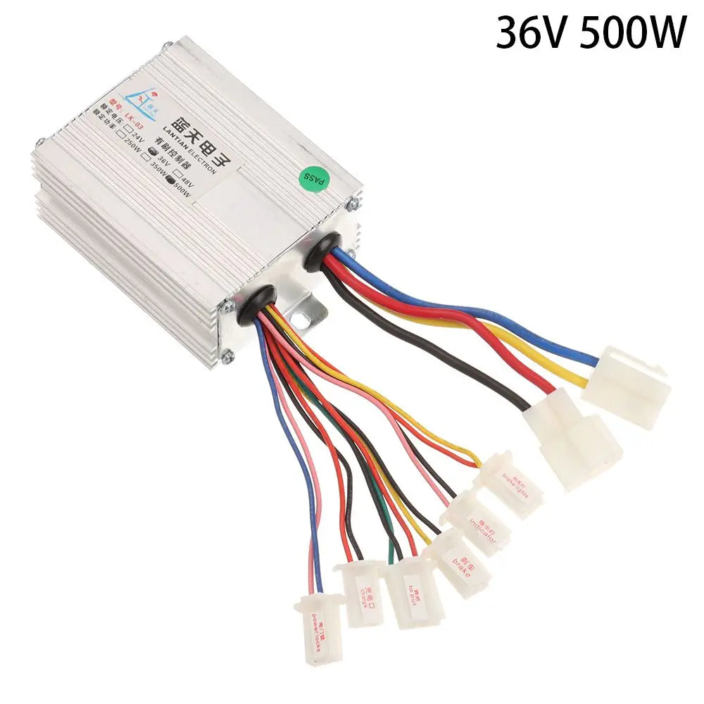 E-bike Accessories 24V/36V/48V Electric Bicycle Parts Bicycle Controller Brushed Controller Electric Bike Motor