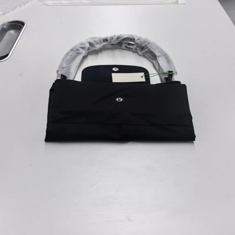 Classic Foldable Stray Bag Handbag Nylon Bag, Embroidered Design for Women