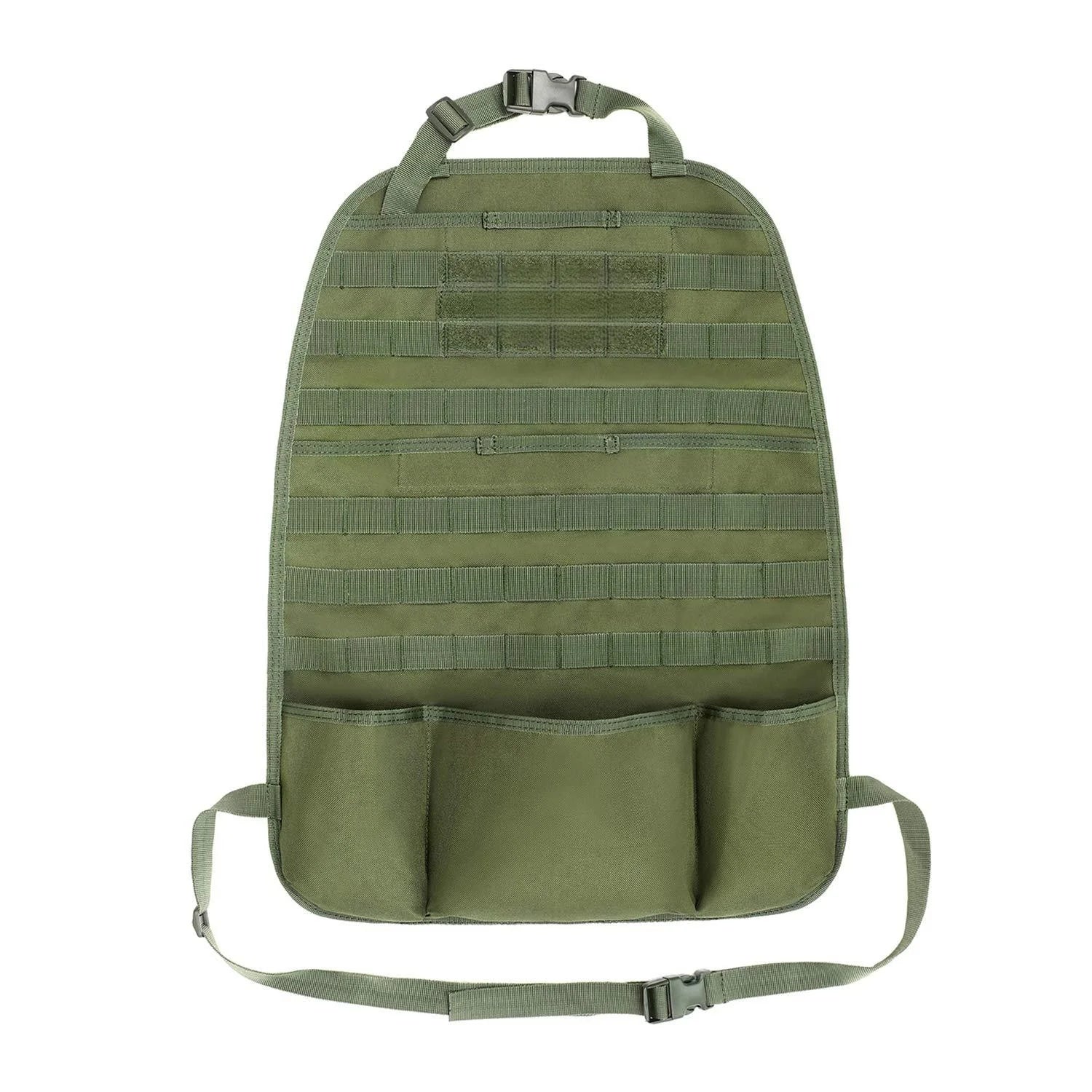 Molle Car Seat Back Organizer Panel Storage Pouch Universal Travel Vehicle Seat Cover Protector EDC Tool Bag Hunting Accessories