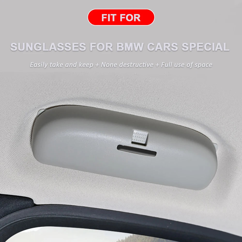 Car Sun Glasses Holder Case for Mercedes Benz W212 C180 E63 C300 E250 C E CLASS GLK GLC GLE AMG X204 W205 W203 Accessories