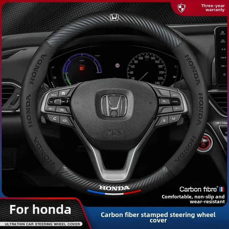 Honda Accord Car Steering Wheel Cover Special GK5 GE5 GD5 Model Car Handle Cover For 04-21 Years Shinshin Sauce 20