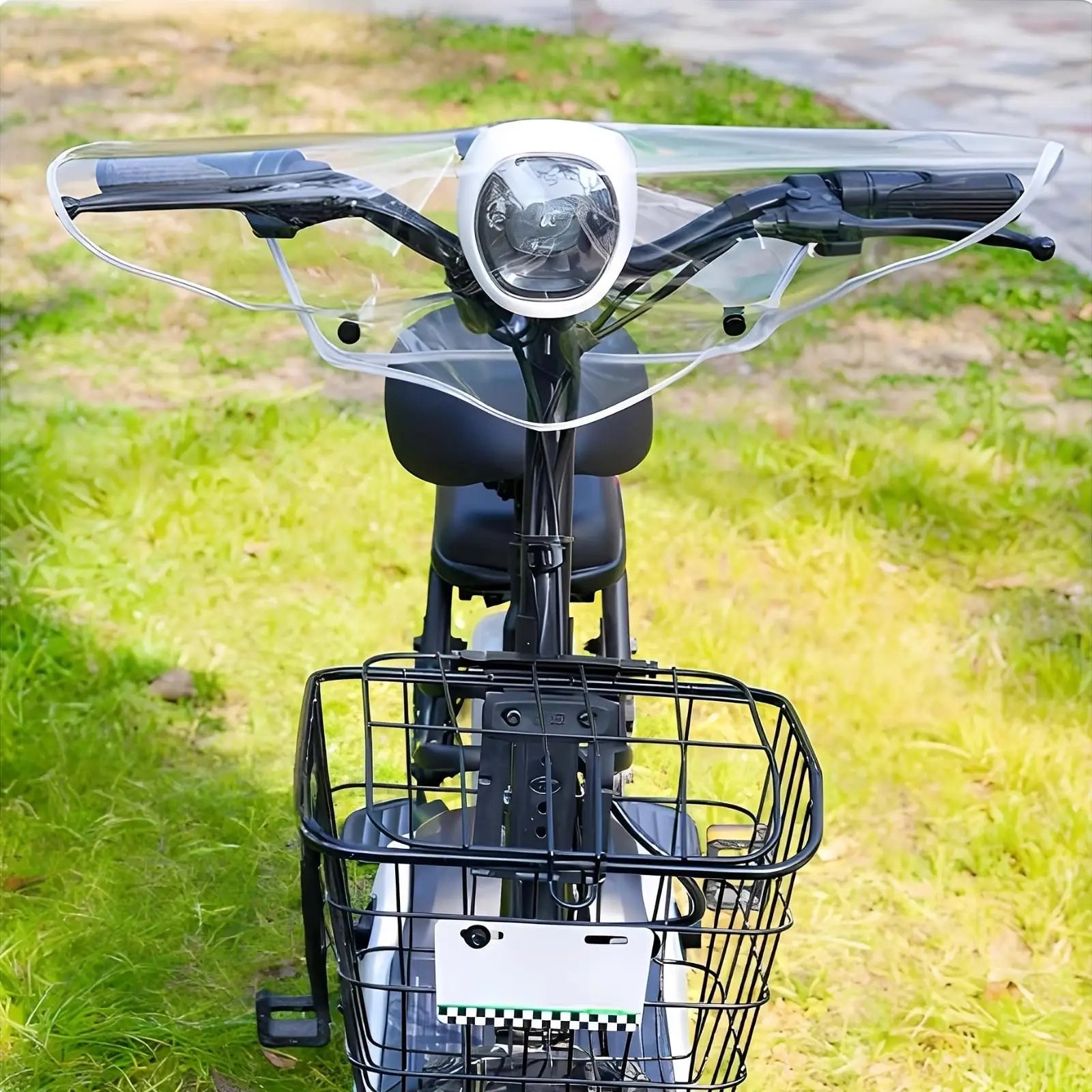 1pc Electric Vehicle Front Rain Cover, Center Console Dashboard Universal Handlebar Cover,  Outdoor Riding Gear Cover