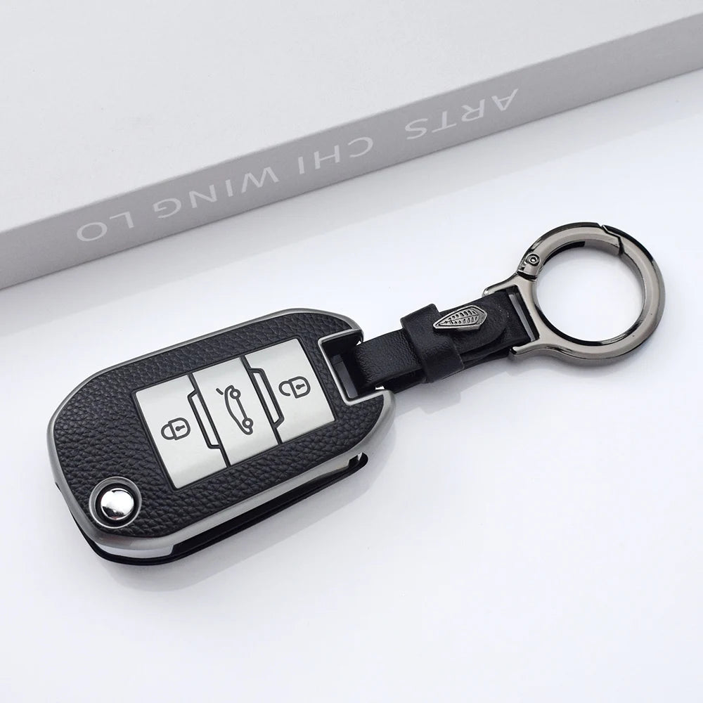TPU Car Key Case Fob for Opel Corsa D F A E Grandland X Crossland Combo Cap for Citroen C4 Cactus C5 Aircross Berlingo Fob