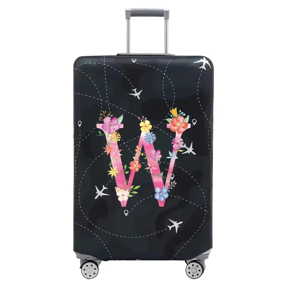 Luggage Protective Cover Elastic Dust Wear-resistant Apply 18-32 Size Pink Letter Series Protective Case Travel Accessories 2026