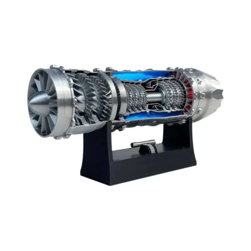 J-35 Fighter Aircraft Turbine Engine Assembly Model Aircraft 3D Printing Electric Aore Action Figure Collection Toys Boy Gifts