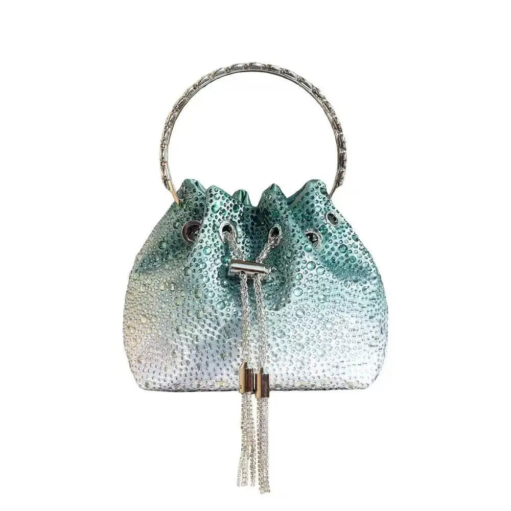 Luxury Designer Women Handbag Glitter Shiny Diamond Clutch Purse Wedding Party Banquet Bag Crystal Rhinestones Evening Bag