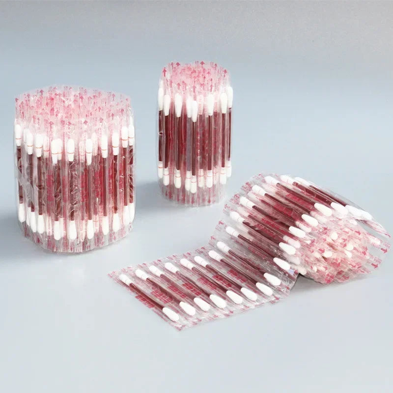 50PCS/Lot Medical Iodine Disposable Emergency Cotton Stick Iodine Disinfected Swab First Aid for Children Adults Baby