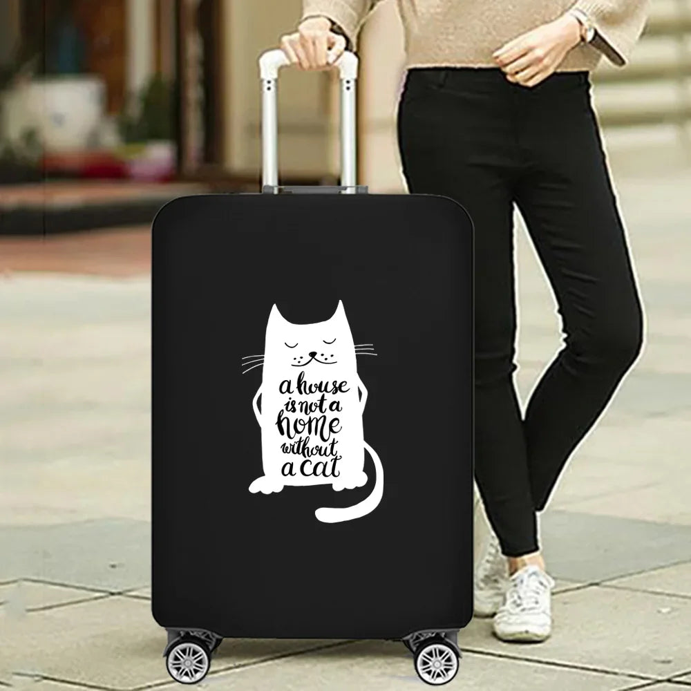 Fashion Travel Essentials Suitcase Cover Funny Print for 18-32 Inch Traveling Accessories Bag Trolley Luggage Protective Case