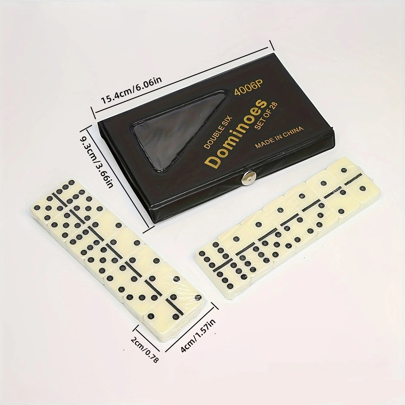 14PCS Double Six Domino Set Entertainment Leisure Travel Fun Table Game Domino Toy Children's Puzzle Toy Gift
