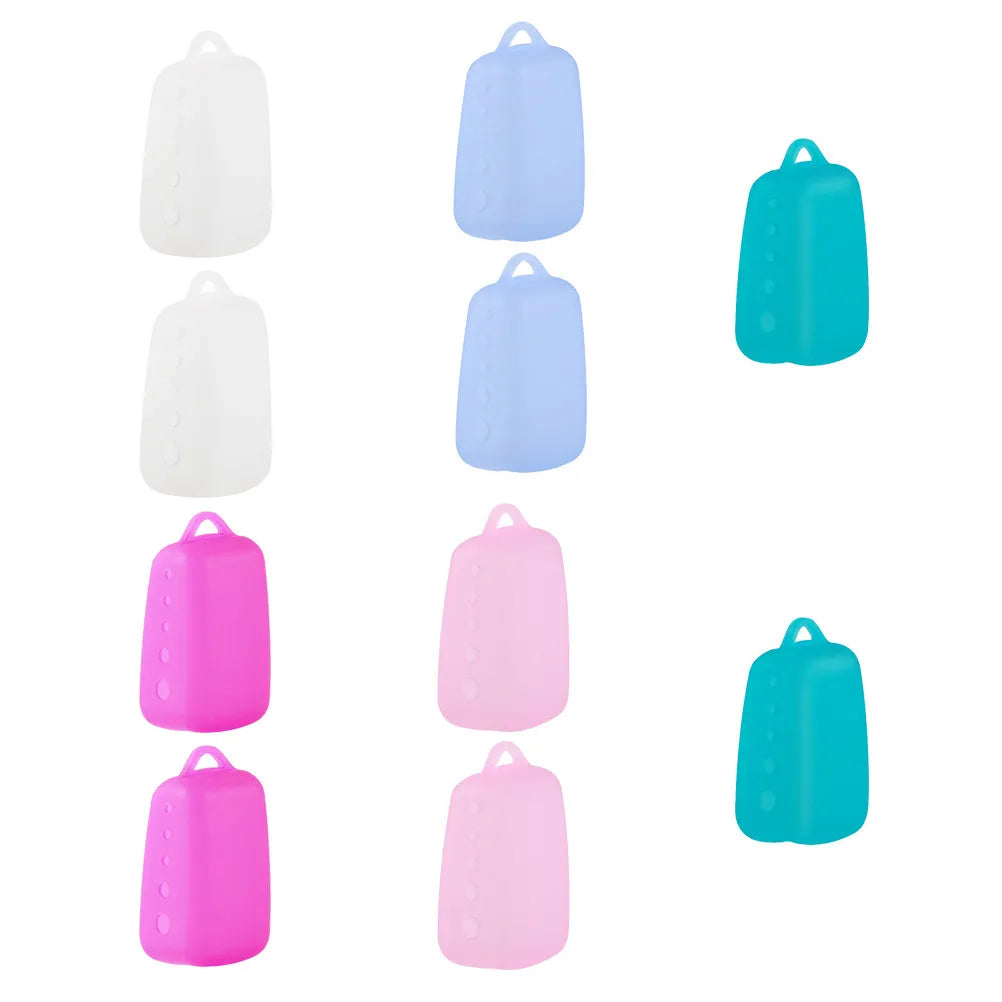 10Pcs Toothbrush Protection Caps Small Portable Silicone Covers Travel Toothbrush Head Covers Dustproof Hygiene Accessories