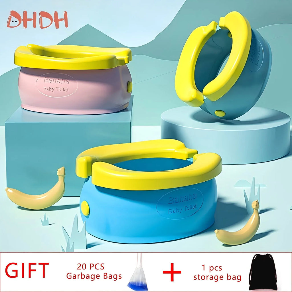 Folding Travel Baby Toilet Pot Squatty Potty Urinal for Children Baby Pot Child Toilet Portable Potty Child Potty Training Seat
