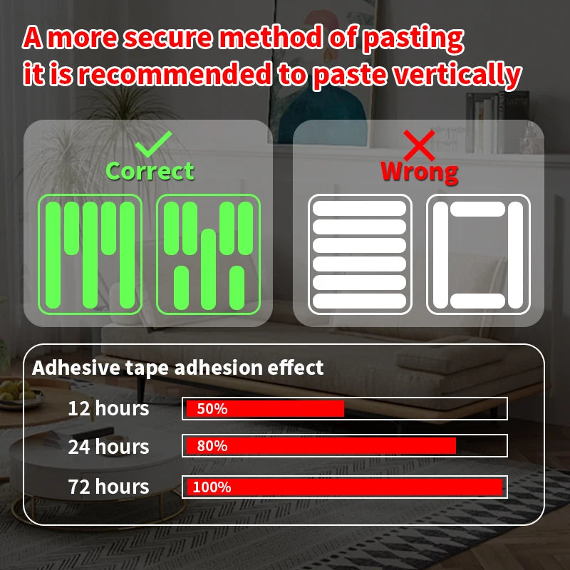 Super Strong Transparent Double-Sided Tape Acrylic Adhesive 1.0mm Traceless Fixed Wall High Viscosity Waterproof Nano Car Tape
