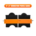 ONKEL.J Brand Connection Contour Gauge Profile Tool Alloy Adjustable Lock Edge Shaping Wood Measure Ruler Tiles Meethulp Gauge