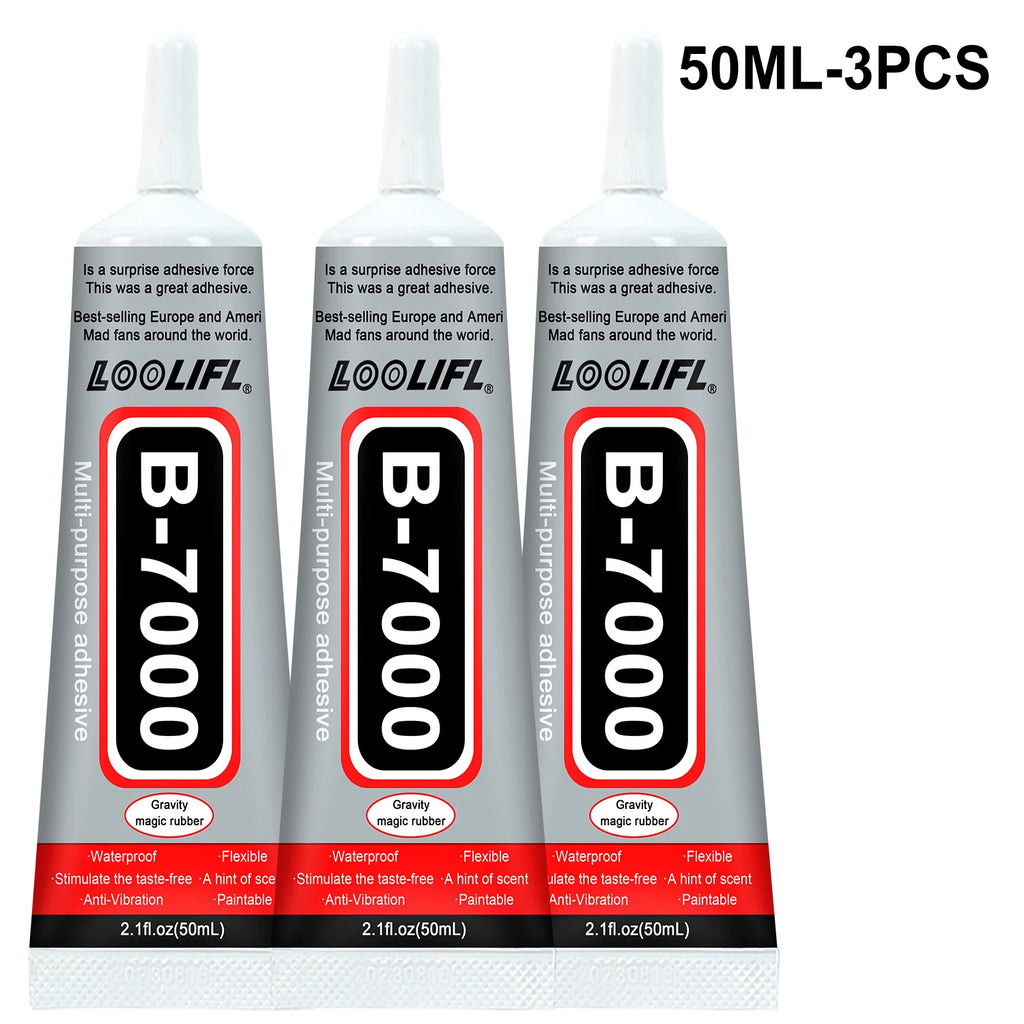 B-7000strong adhesive, adhesive paste for rhinestone crafts, clothing and shoes, jewelry production,mobile phone screens leather