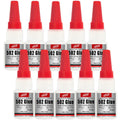 Jxvx 50g Large Capacity 502 Super Glue, Cyanoacrylate Adhesive, Instant Quick Drying Cyanoacrylate Adhesive, Leather, Rubber, Glass, Wood, Metal, Liquid Adhesive Tool, Super Strong Glue 502.