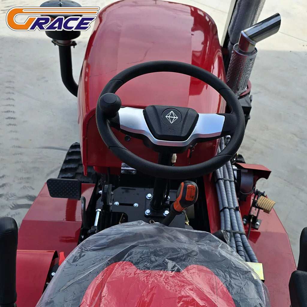 Chinese tiller cultivator 25HP 35HP 40HP cultivators mini tiller rotary crawler tractor for Deposit price