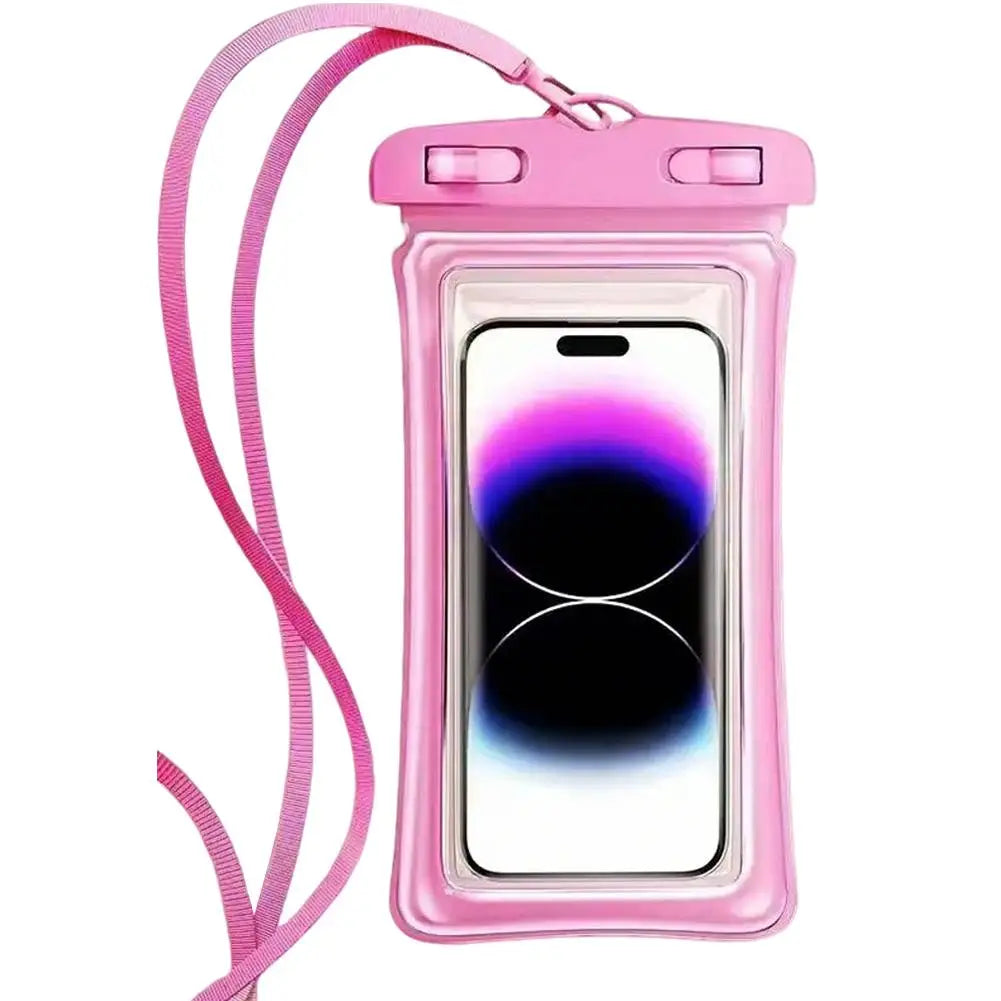 Waterproof Phone Case Swimming Floating Bag For 6.5 Inch Devices Touch Screen Access Swimming Camping Hiking Outdoor Tool 2026