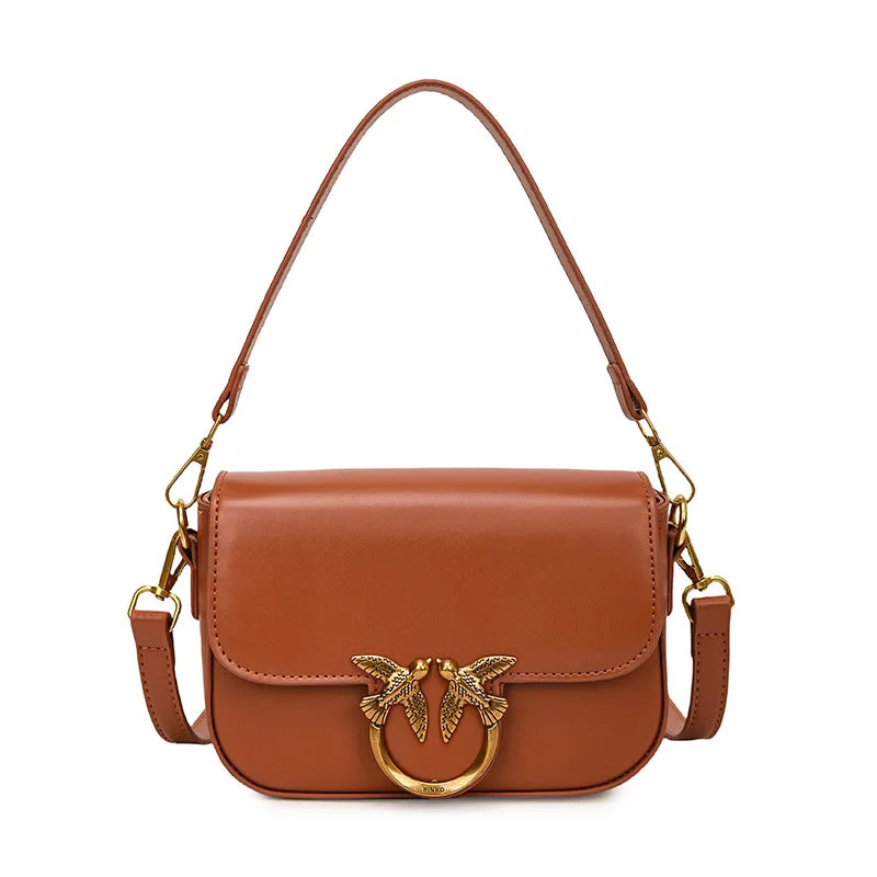 Fashion commuter women's bag Bacchus chain bag One shoulder oblique span Swallow bag Flying bird double flying swallow bag