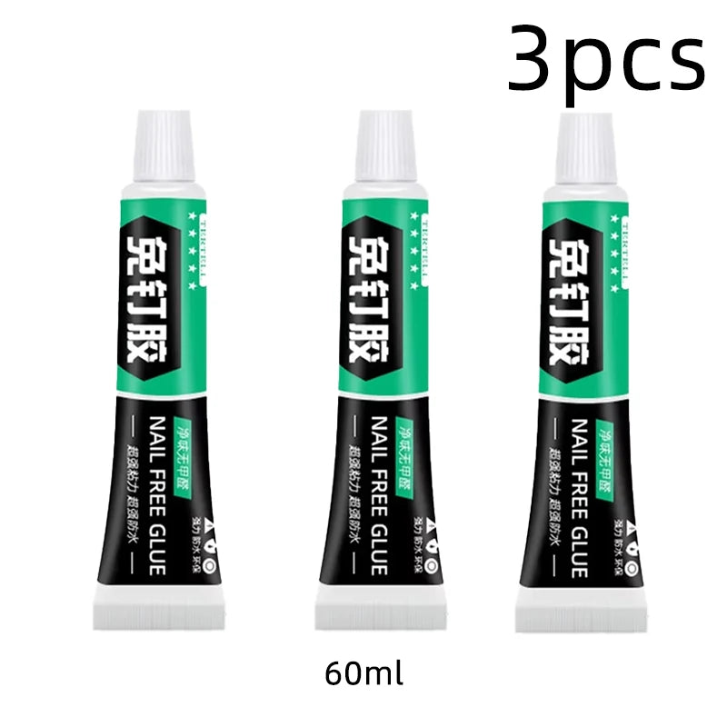 60ML All Purpose Super Glue Quick Drying Glue Strong Adhesive Sealant Fix Glue Nail Free for Stationery Glass Metal Ceramic