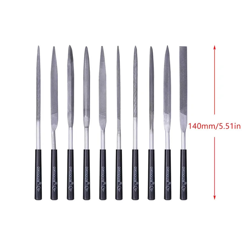 3/5/10pcs/set Metal Needle File Set Wood Rasp Metal Polishing Hand FileTools Steel Rasp Needl Filing For Metal Glass Stone Wood