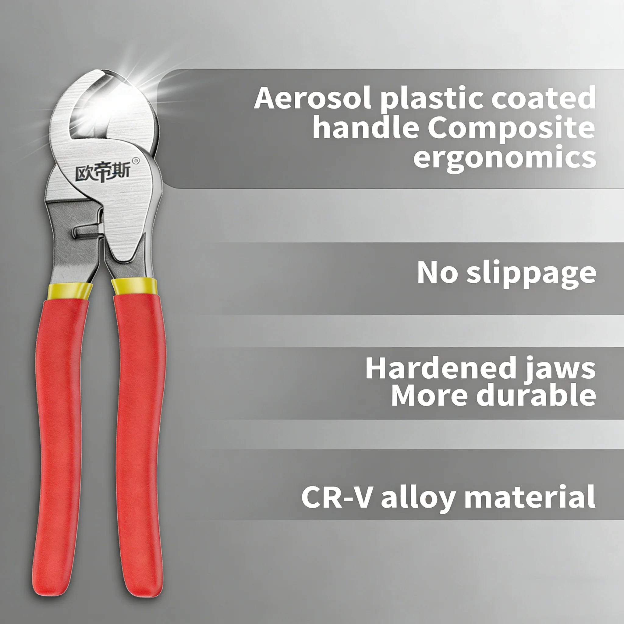 6/8/10 Inch Industrial-grade Dipped Plastic Insulated Cable Cutter Professional-Grade Crimping Pliers Multifunction Hand Tools