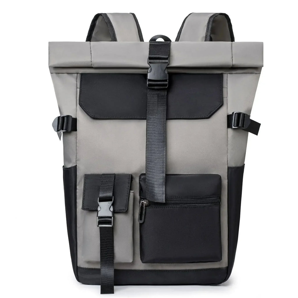 Waterproof Outdoor Sports Leisure Travel Daypack Roll Up Men Laptop Backpack Computer Bag for Outdoor Travel Camping Hiking