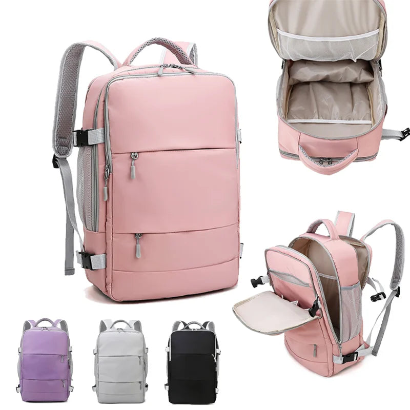Travel Backpack for Women, Carry On Backpack,TSA Laptop Backpack Flight Approved, College Nurse Bag Casual Daypack for Weekender