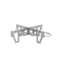 A Pair Camping Alcohol Stove Cross Stand Stainless Steel Boiler Rack Tools Thermostability Outdoor Travel Card Furnace Support