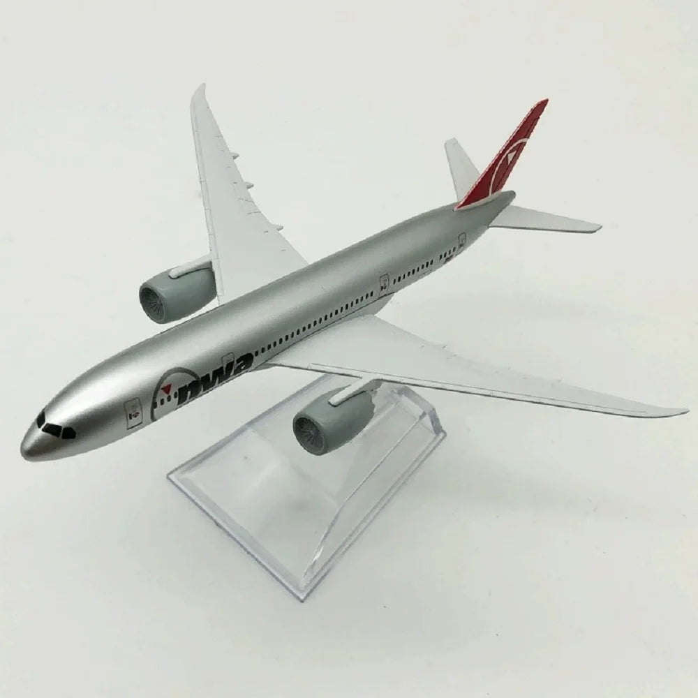 1/400 Scale Alloy Metal B787 Plane Model Air Northwest 787Airways 16cm Airplane Model Collectible for Aviation Enthusiast