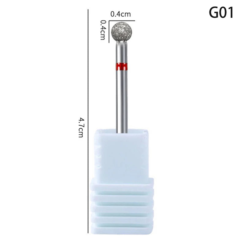 Hot Sale New Nail Drill Bit Mill Cutter All For Manicure Machine Bit Tools Accessories Cuticle Clean For Removing Nail Gel