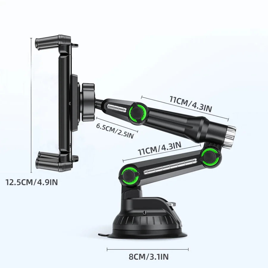 Car Tablet Holder Long Arm Suction Cup Mount for iPad Pro Air 4-13'' Xiaomi Tablet SUV Truck Vehicle Lift Uber Windshield Window